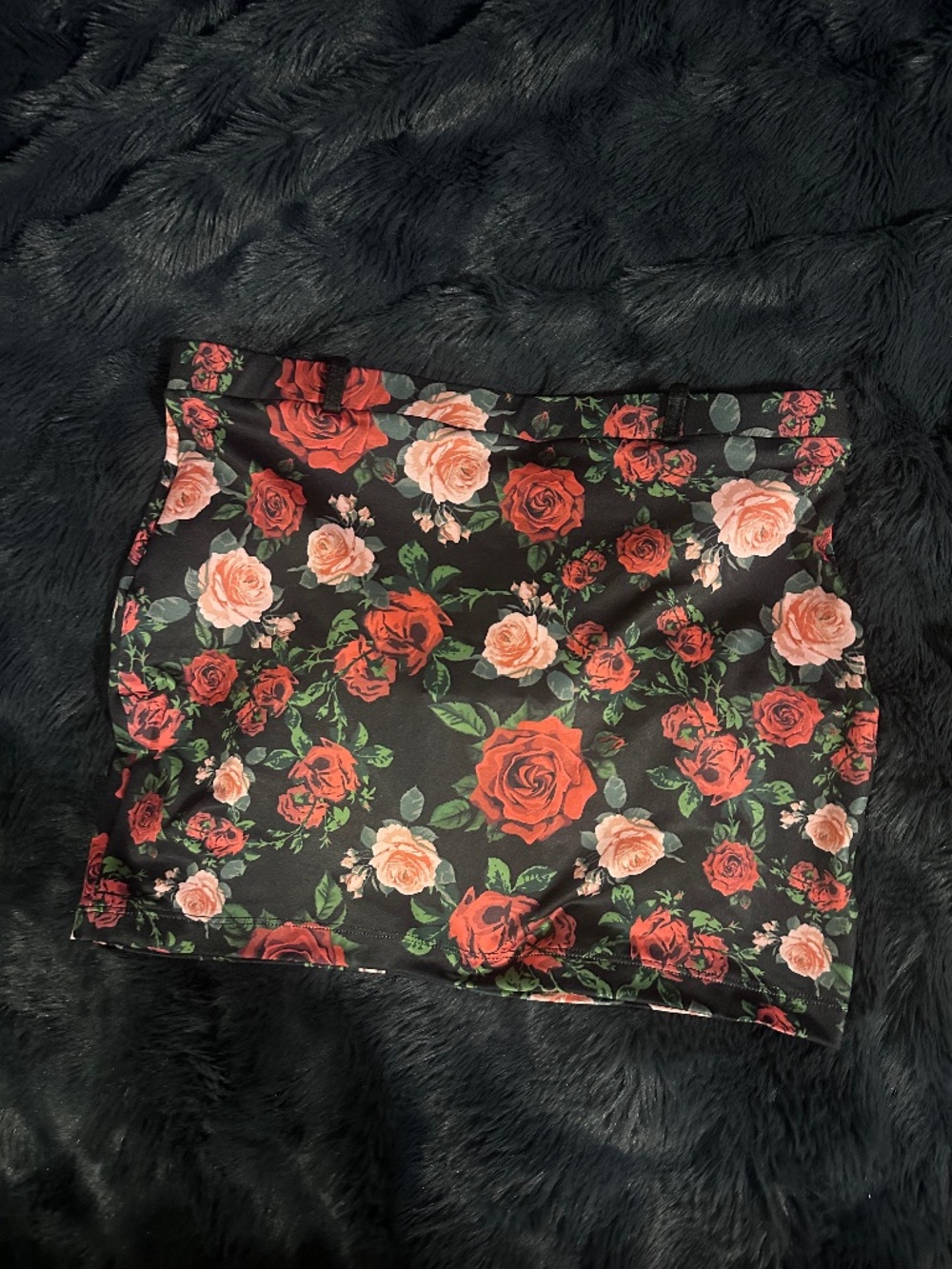 NORMAILLOT Roseline Rose Print Skirt NWT